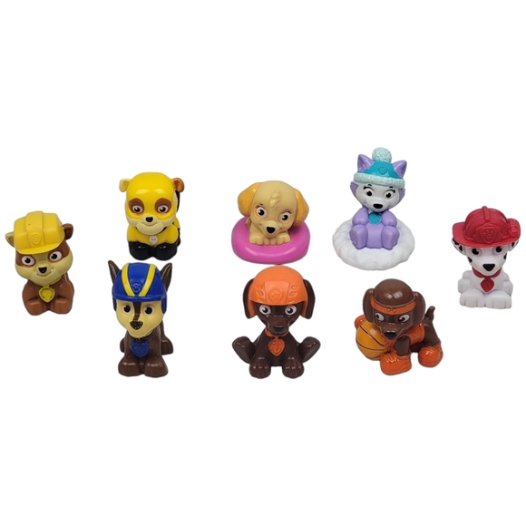 Paw Patrol Other - Paw Patrol Mini Figures Lot of 8 - Chase, Marshall,Skye & More